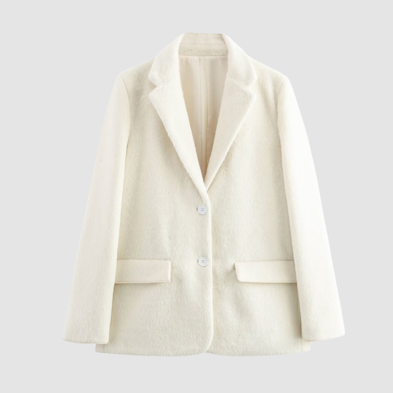 Style Core Aesthetics, New Style Trends Faux Fur Effect Blazer