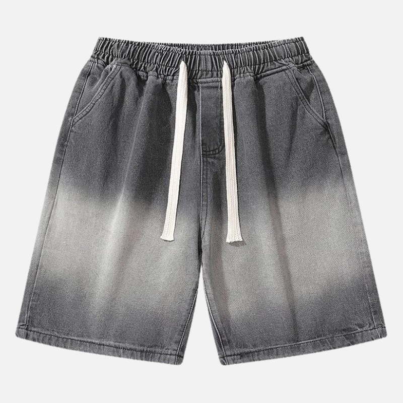 Style Core Aesthetics, New Style Trends Gradient Denim Shorts