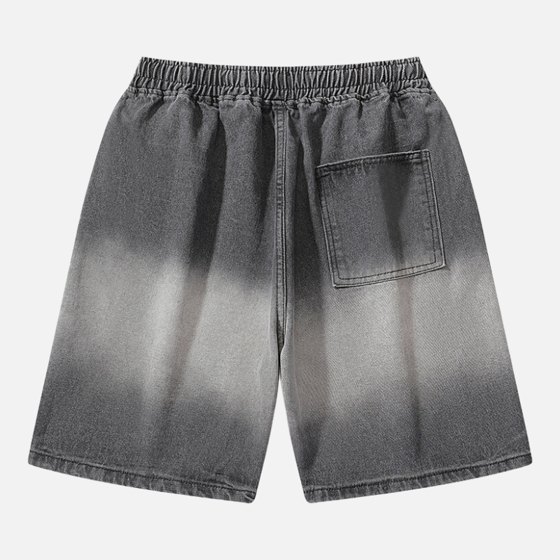 Style Core Aesthetics, New Style Trends Gradient Denim Shorts
