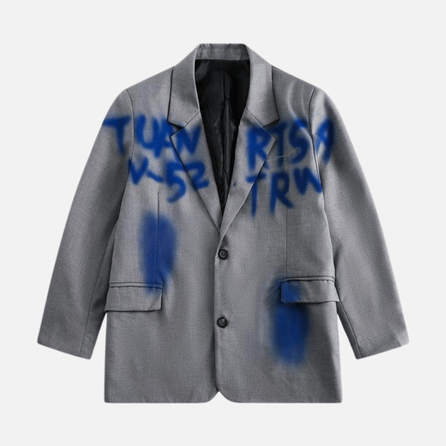 Style Core Aesthetics, New Style Trends Graffiti-Inspired Vintage Blazer