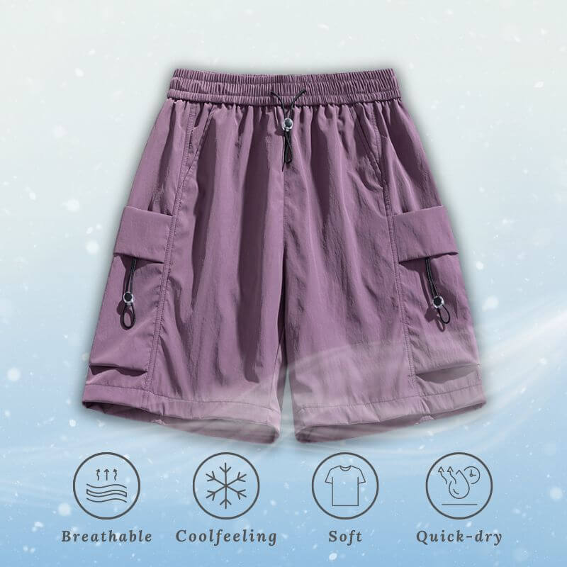 Style Core Aesthetics, New Style Trends Ice Silk Drawstring Shorts