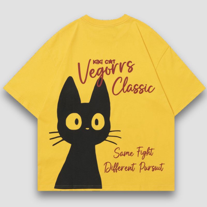 Style Core Aesthetics, New Style Trends KiKi Cat Print Tee