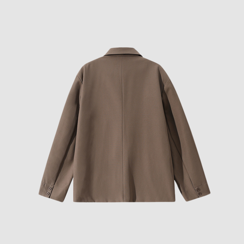 Style Core Aesthetics, New Style Trends Patch Pockets Casual Blazer