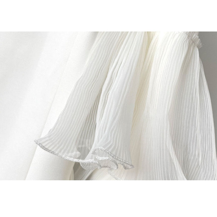 Style Core Aesthetics, New Style Trends Stylish Mesh Ruffle Decor Blazer Style Core Aesthetics, New Style Trends Stylish Mesh Ruffle Decor Blazer