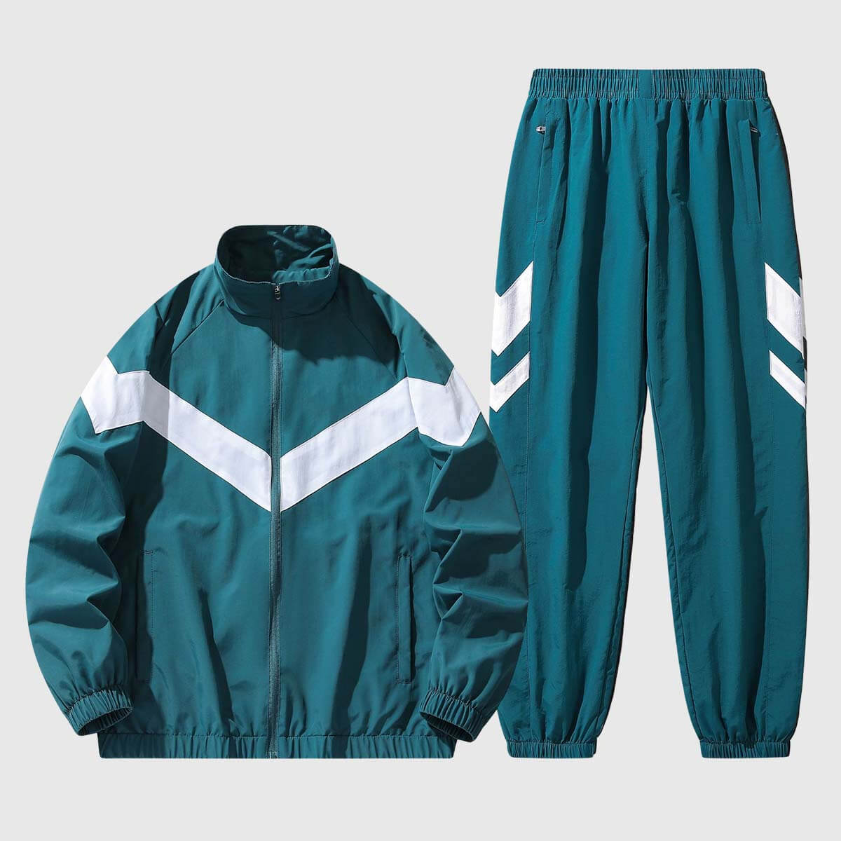 Style Core Aesthetics, New Style Trends Taffeta Jacket and Casual Pants Set