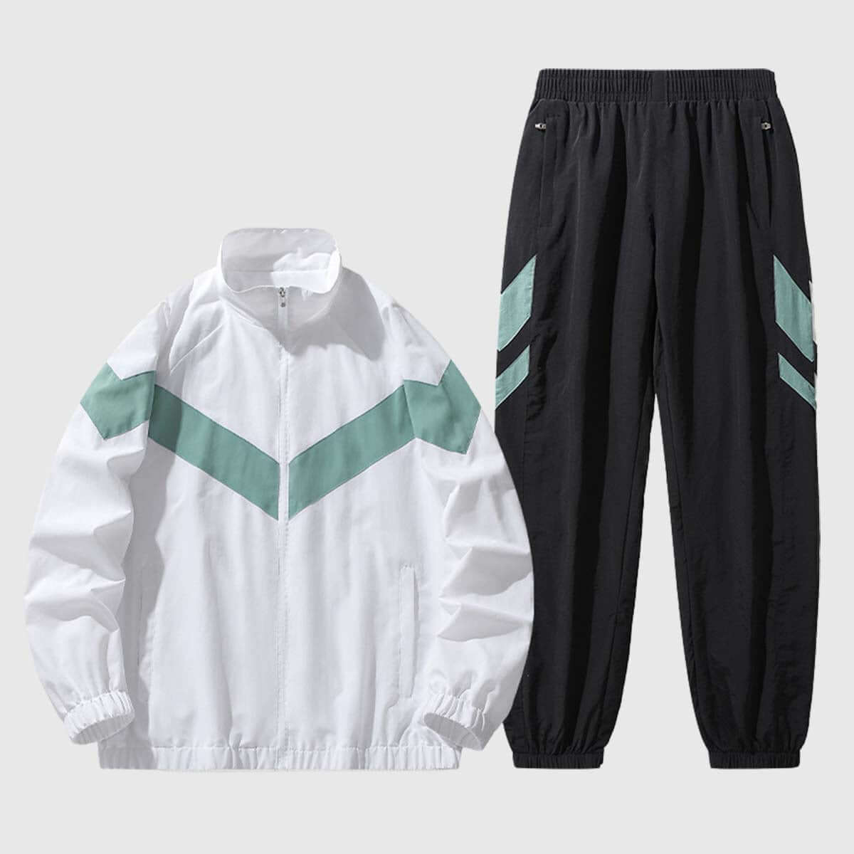 Style Core Aesthetics, New Style Trends Taffeta Jacket and Casual Pants Set