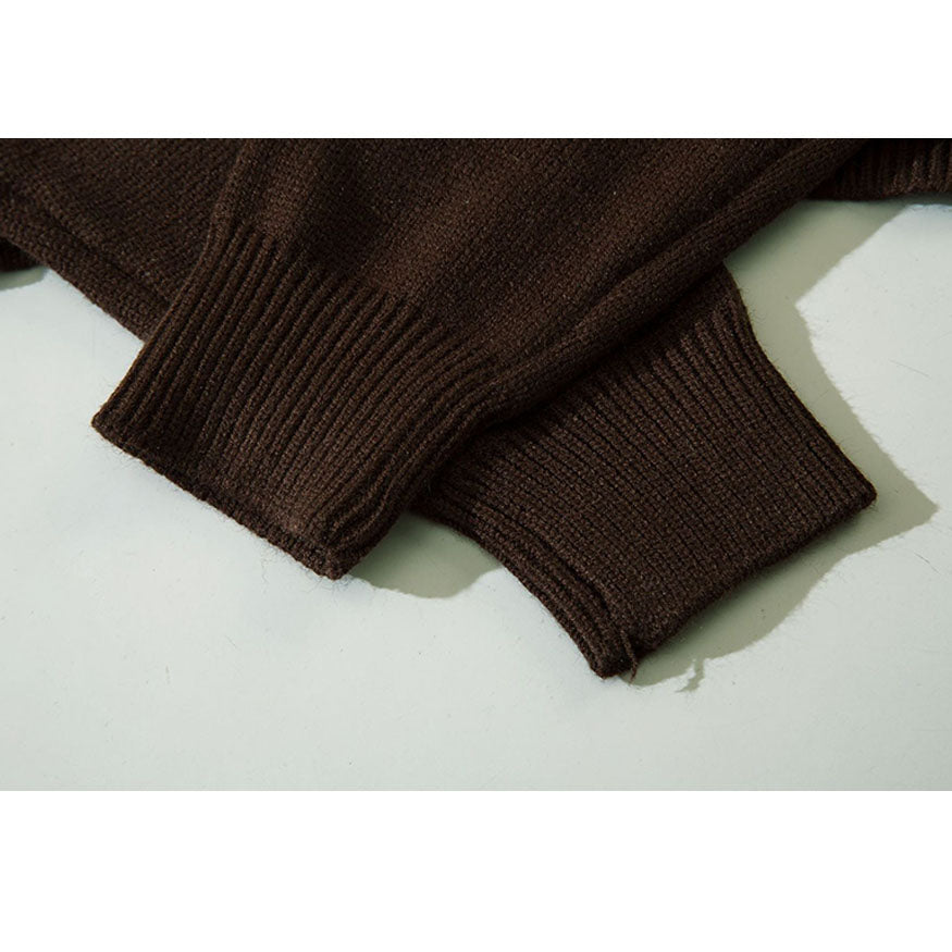 Style Core Aesthetics, New Style Trends Tassel Letter Embroidery Halter Neck Cropped Sweater Style Core Aesthetics, New Style Trends Tassel Letter Embroidery Halter Neck Cropped Sweater