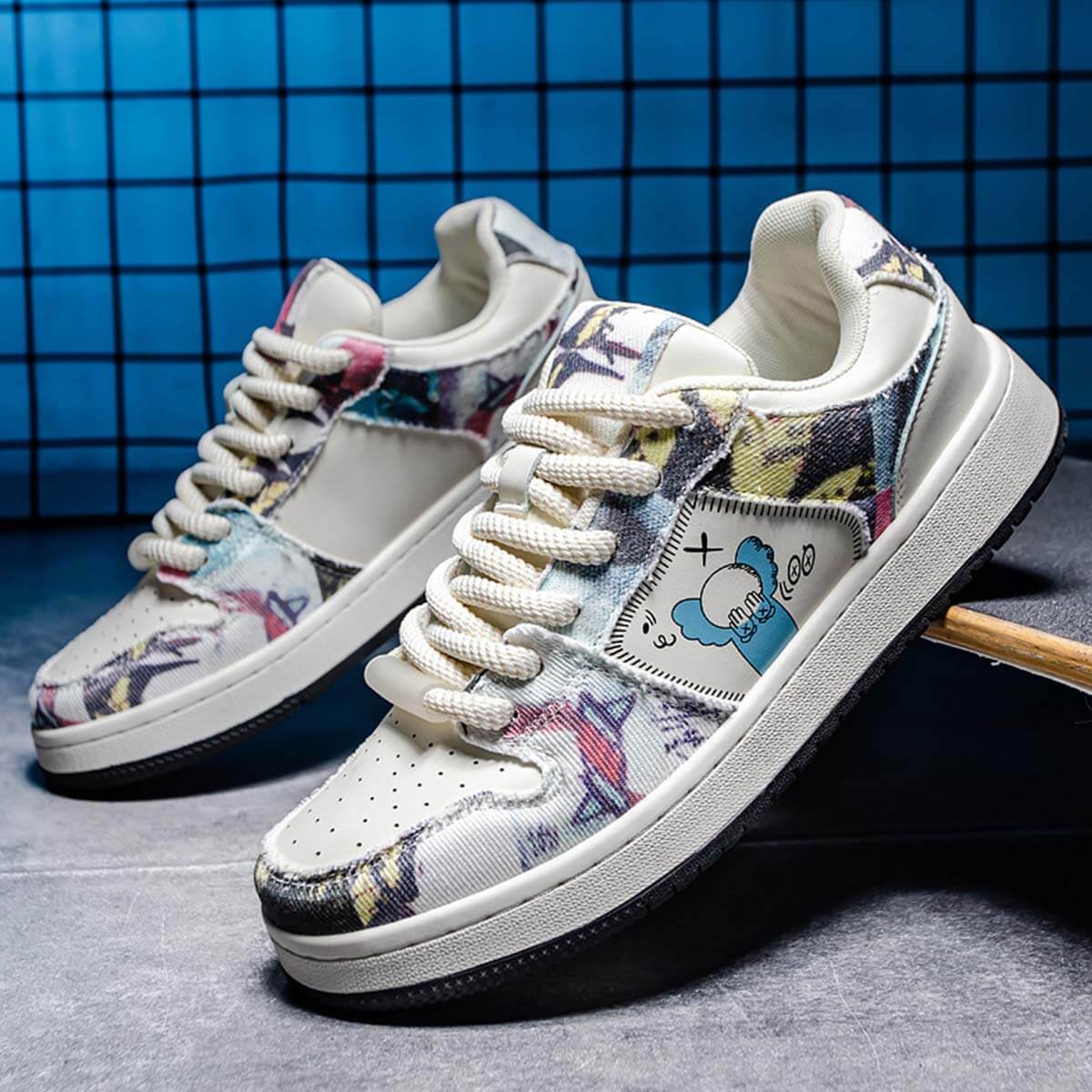 Style Core Aesthetics, New Style Trends Urban Canvas Graffiti Sneakers