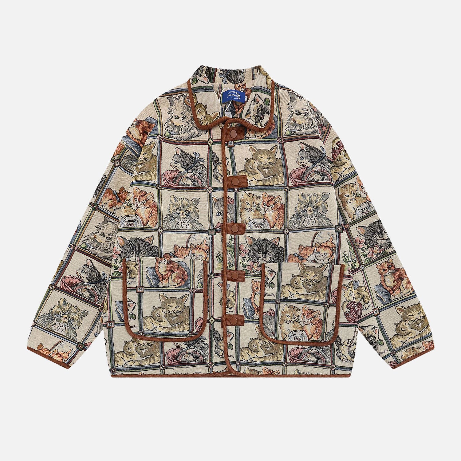 Style Core Aesthetics, New Style Trends Vintage Cat Embroidered Bomber Jackets