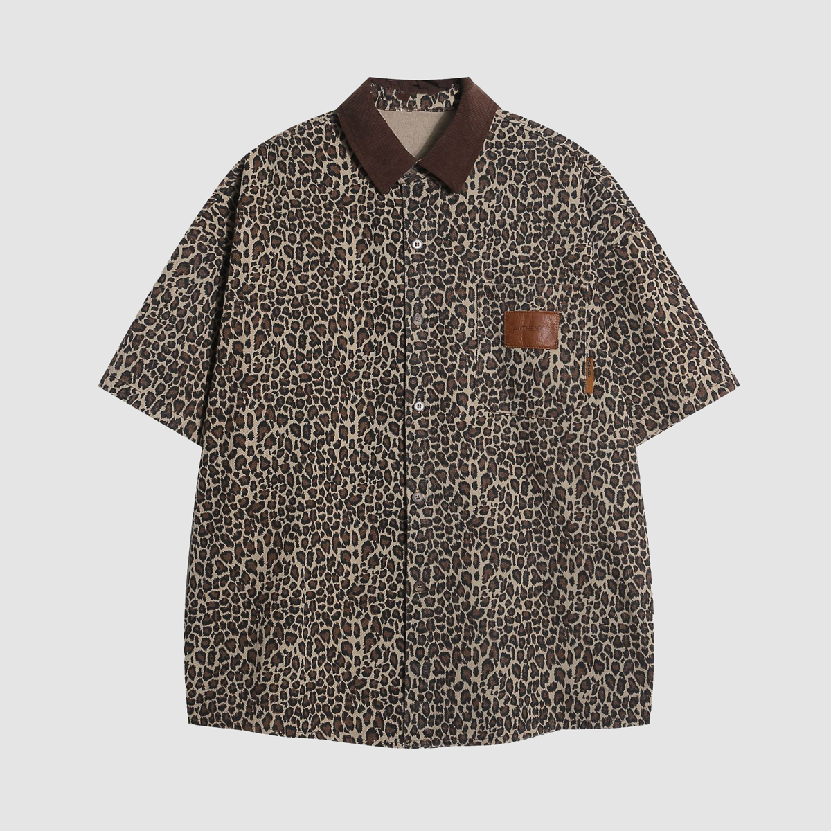 Style Core Aesthetics, New Style Trends Vintage Leopard Cotton Shirts