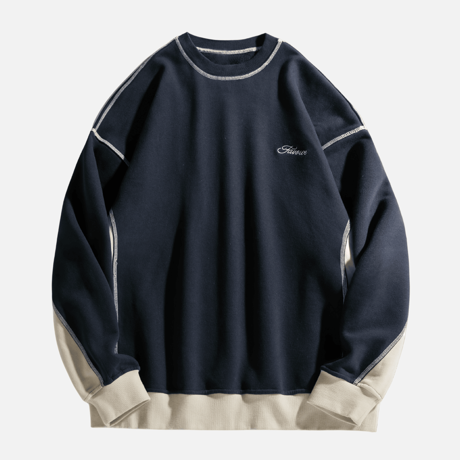 Style Core Aesthetics, New Style Trends Vintage  Patchwork Sweatshirt