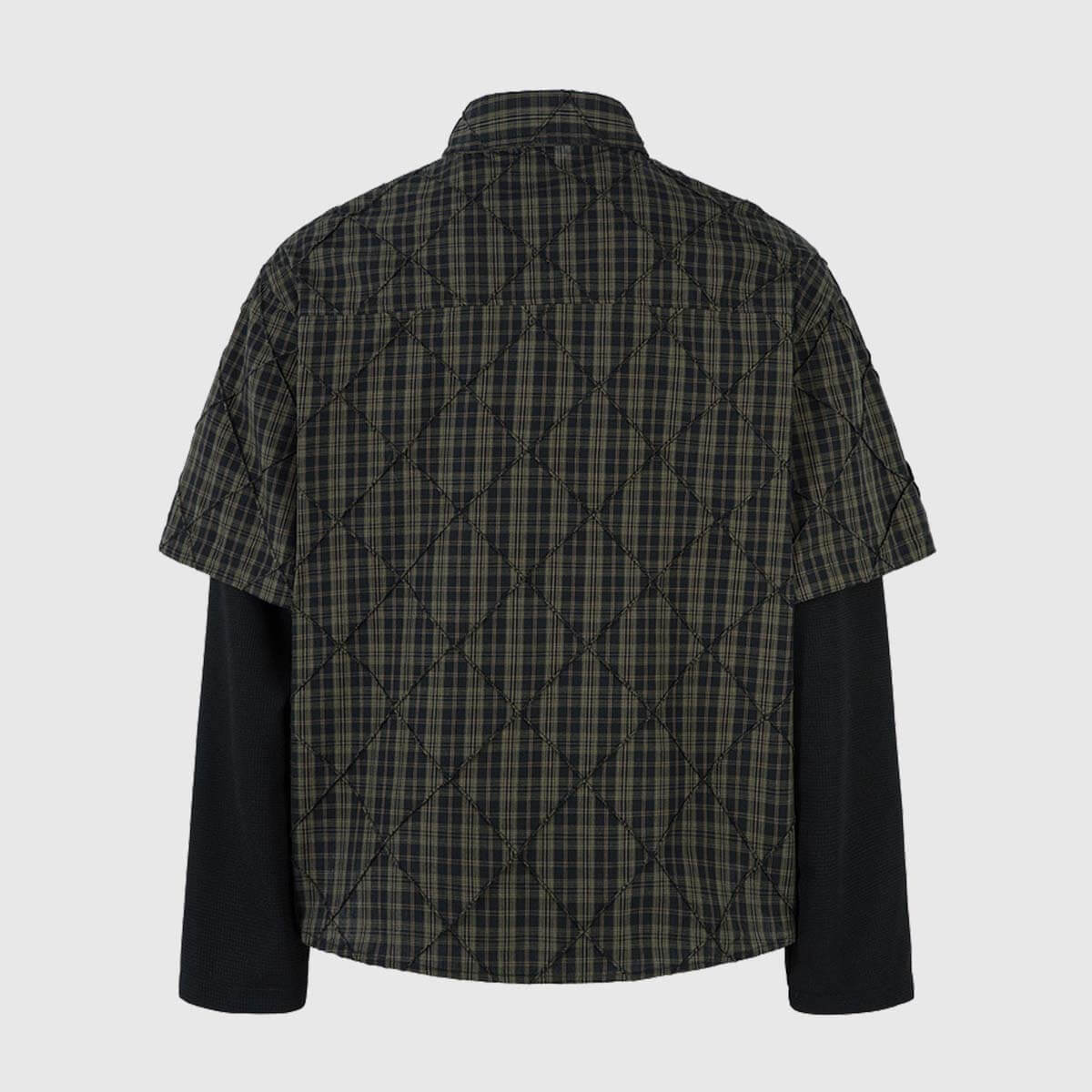 Style Core Aesthetics, New Style Trends Vintage Plaid Layered Shirt