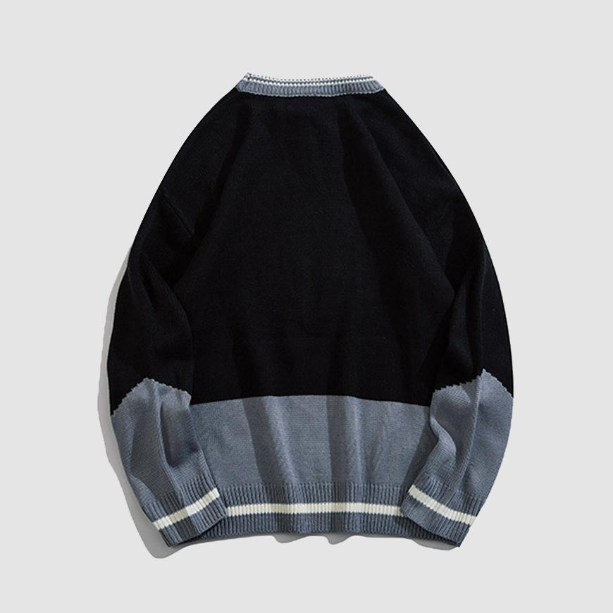 Style Core Aesthetics, New Style Trends Vintage Print Sweater