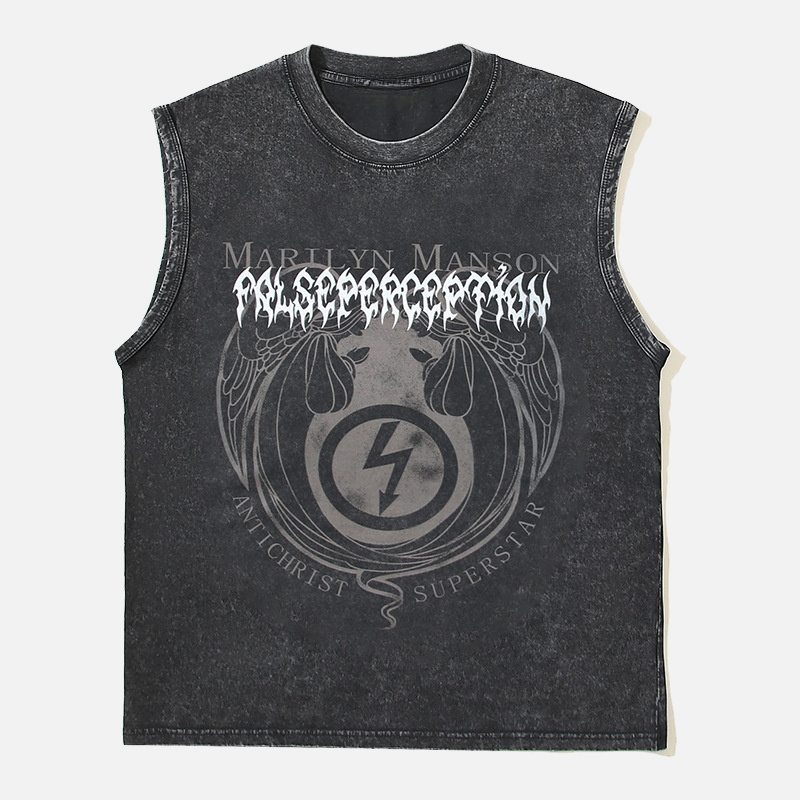 Style Core Aesthetics, New Style Trends Vintage Print Tank Top