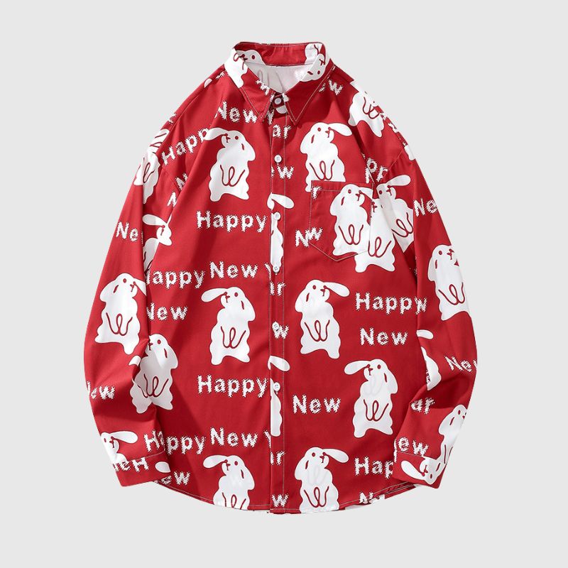 Style Core Aesthetics, New Style Trends Vintage Rabbit Shirts