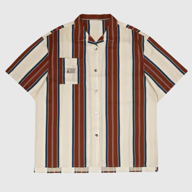 Style Core Aesthetics, New Style Trends Vintage Striped Design Shirt