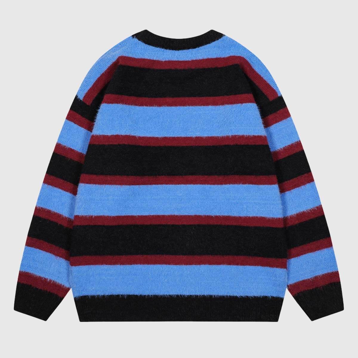 Style Core Aesthetics, New Style Trends Vintage Striped Knit Sweater