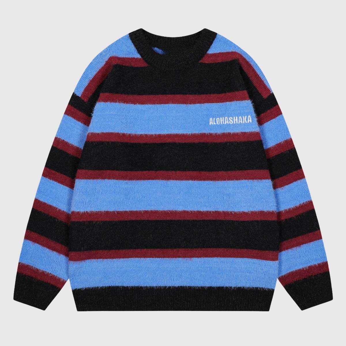 Style Core Aesthetics, New Style Trends Vintage Striped Knit Sweater