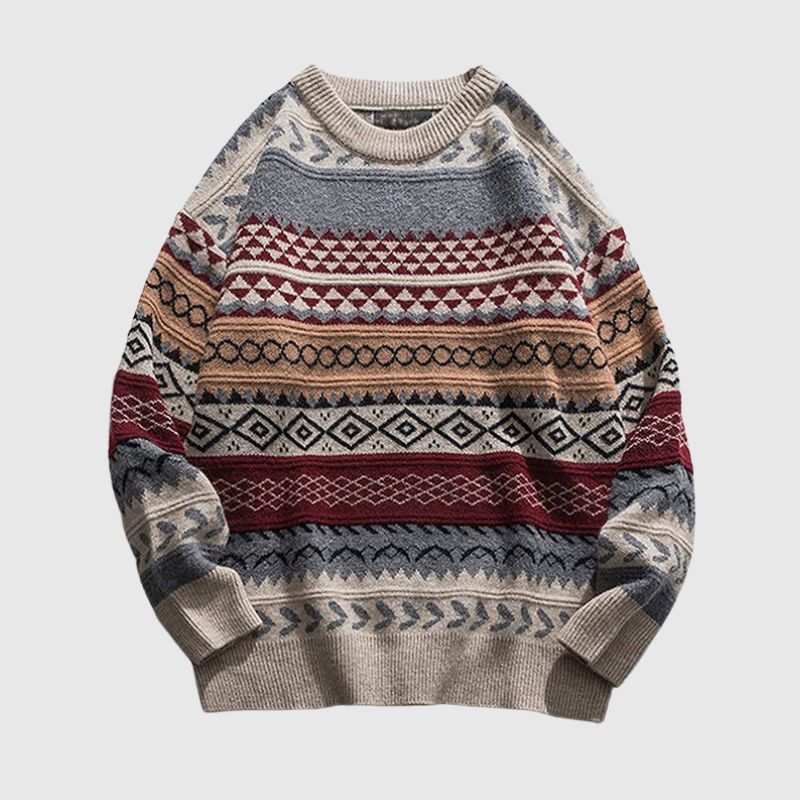 Style Core Aesthetics, New Style Trends Vintage Striped Sweater