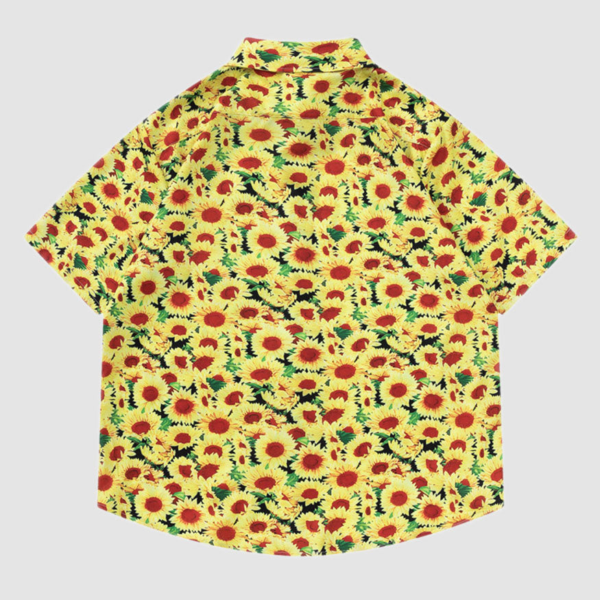 Style Core Aesthetics, New Style Trends Vintage Sunflower Shirt