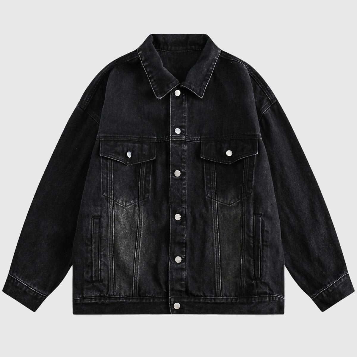 Style Core Aesthetics, New Style Trends Vintage Wash Denim Jacket