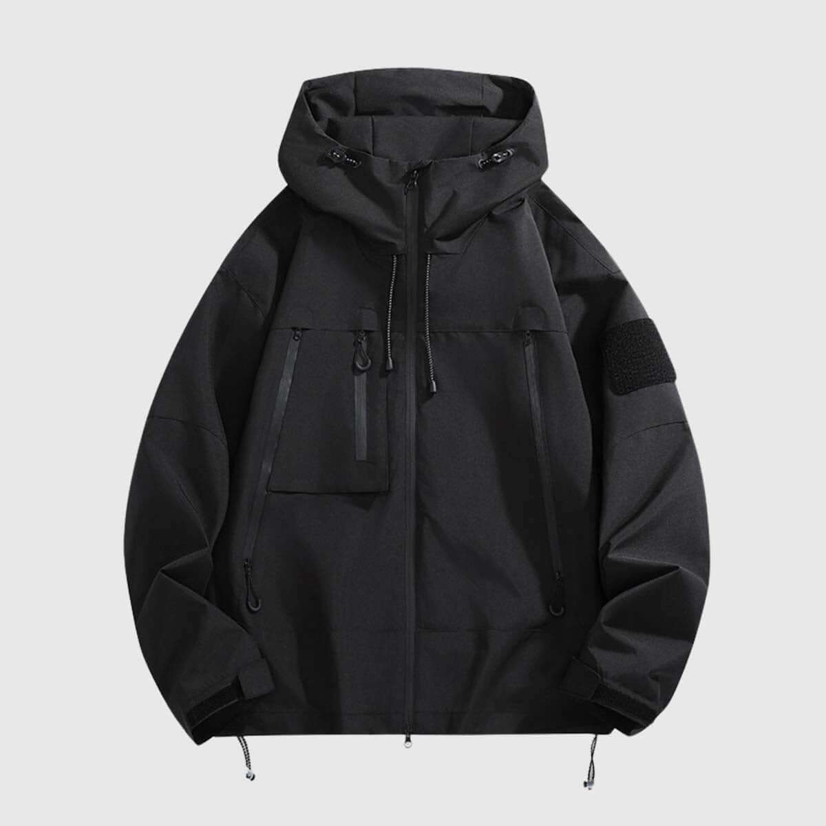 Style Core Aesthetics, New Style Trends Waterproof Utility Hooded Jacket