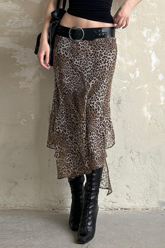 Vintage Leopard Print Low Wa Summer Outfit - Perfect Leopard Costume