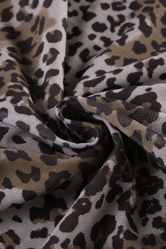 Summer Outfit Inspo Collection, Vintage Leopard Print Low Waist Bodycon Skirt