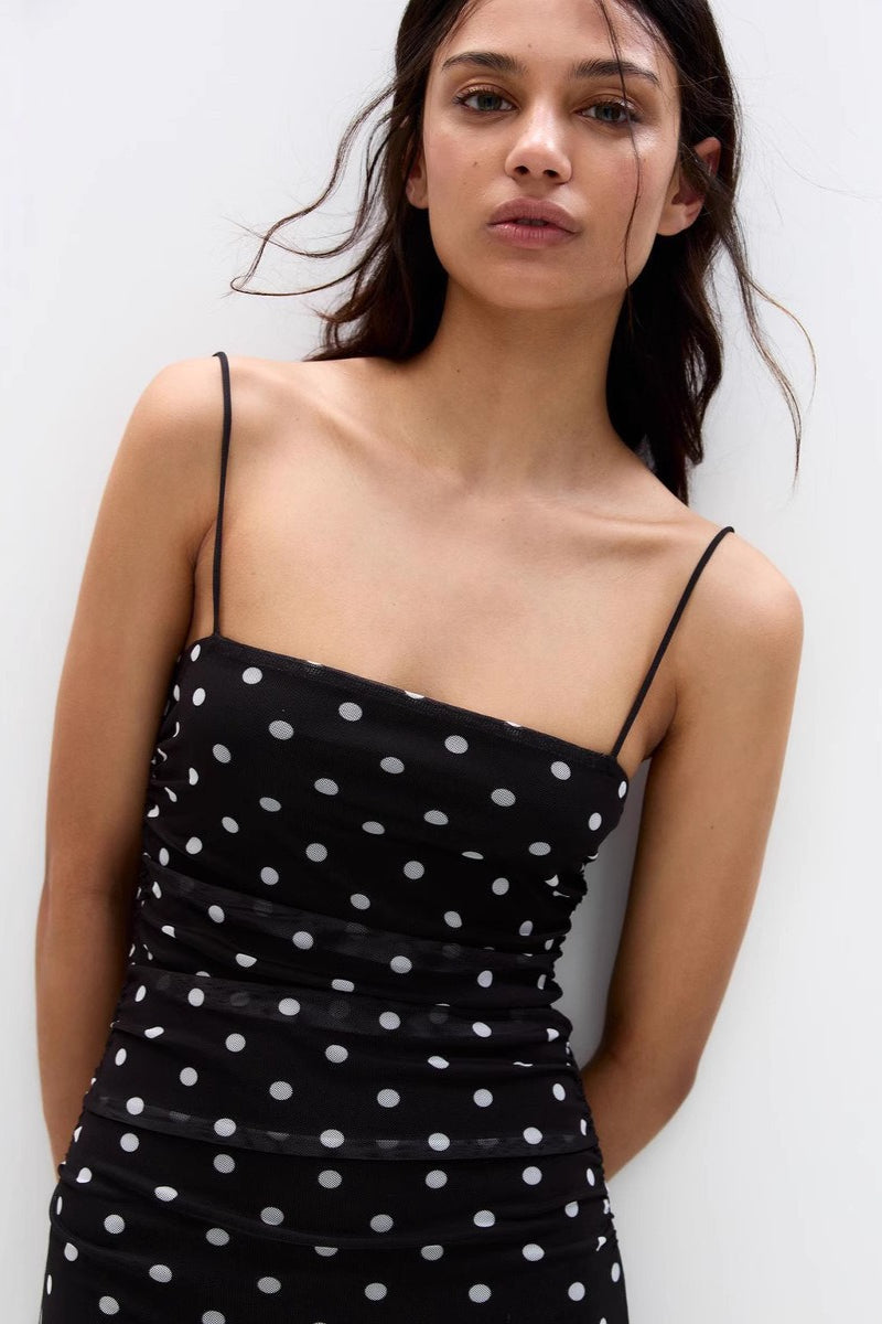 Core Polka Dot Cami Bodycon Maxi Dress: Your Ultimate Outfit Inspo