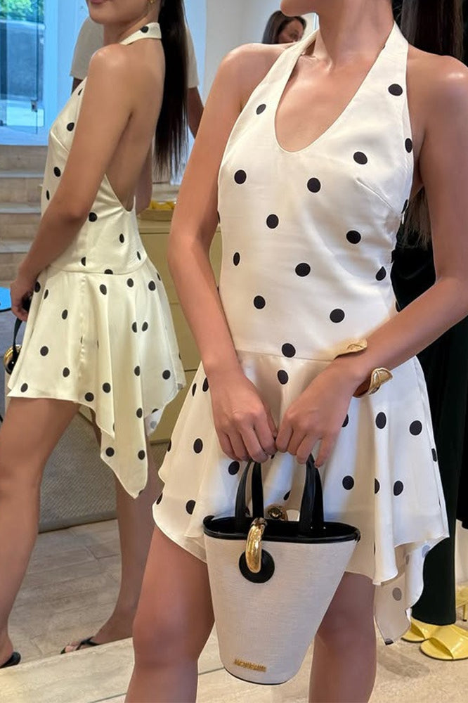 Winter Outfit Ideas, Halter C- Neck Backless A- Line  - Outfit Ideas Winter